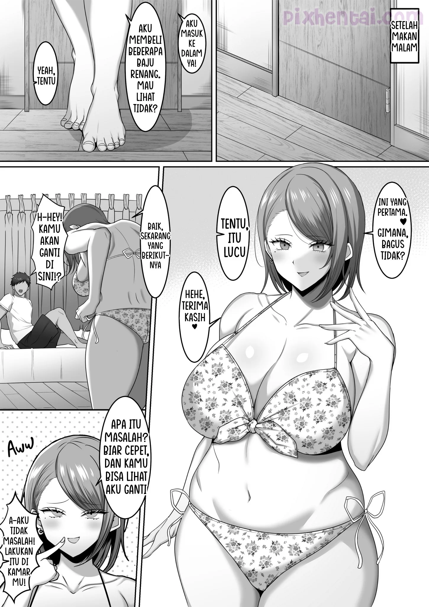 Komik hentai xxx manga sex bokep Stepsisters Sexy Swimsuit Seduction 5